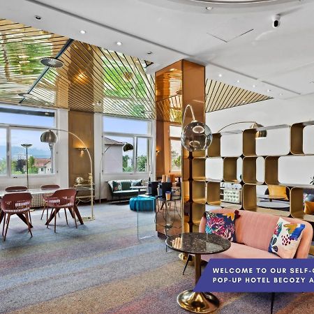 Becozy Au Parc Retro Edition Self-Check-In Rooms & Studios Fribourg Eksteriør billede
