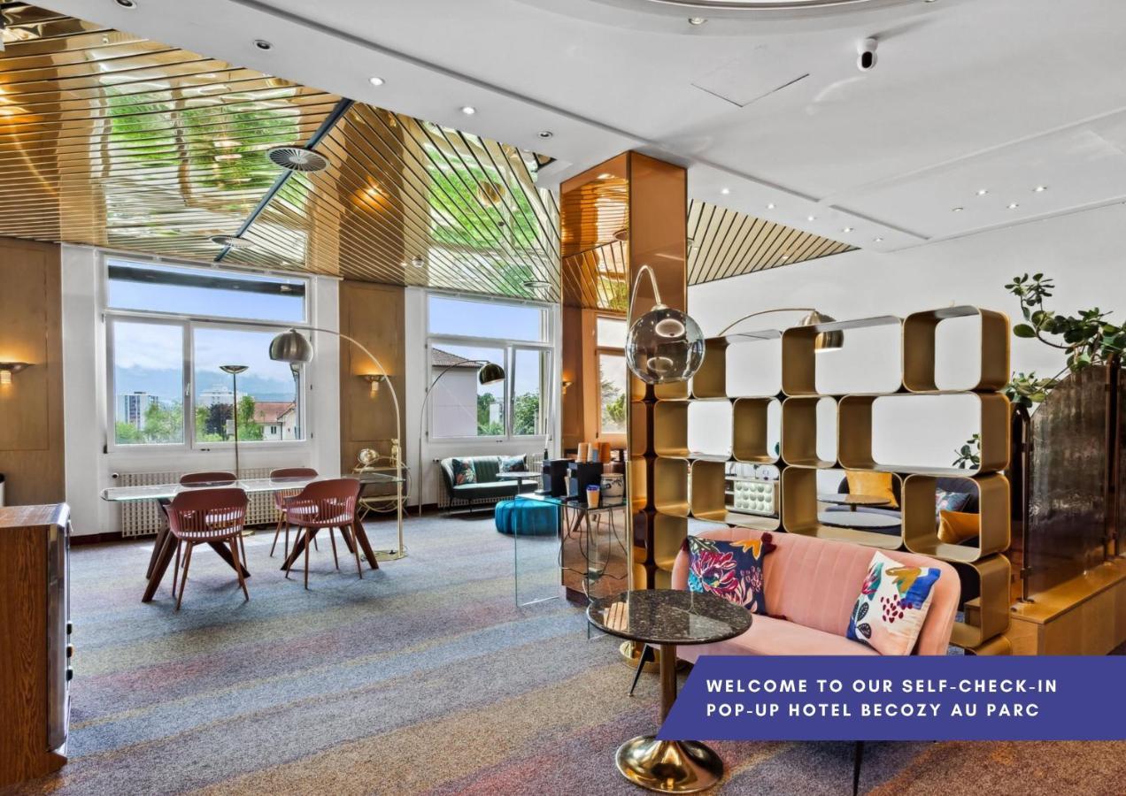 Becozy Au Parc Retro Edition Self-Check-In Rooms & Studios Fribourg Eksteriør billede