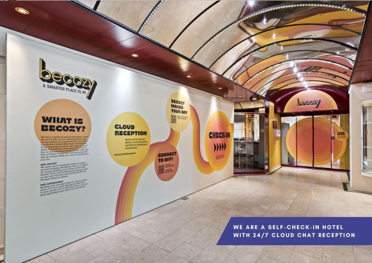 Becozy Au Parc Retro Edition Self-Check-In Rooms & Studios Fribourg Eksteriør billede
