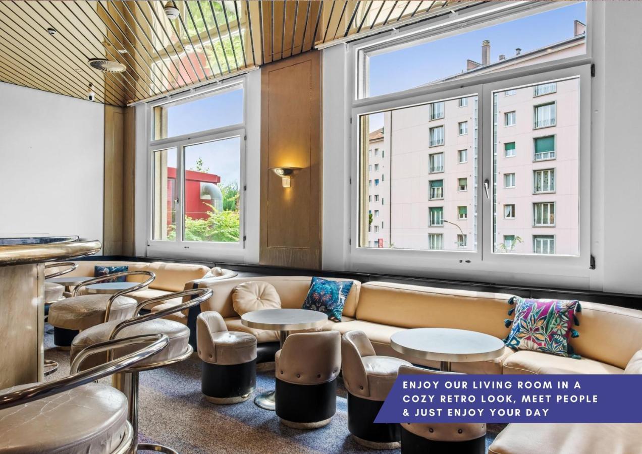 Becozy Au Parc Retro Edition Self-Check-In Rooms & Studios Fribourg Eksteriør billede